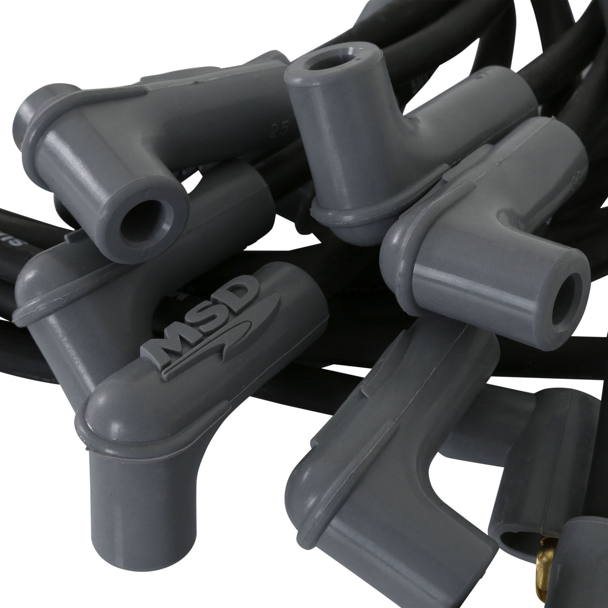 MSD 31593 Super Conductor Spark Plug Wire Set, Black, Socket Style Terminals