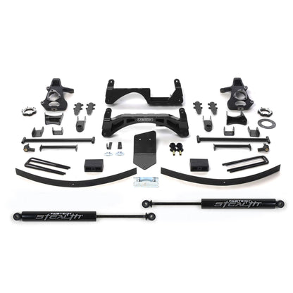 Fabtech 6in Basic System w/ Stealth | GM K1500 Pickup (07-13) 4WD w/o Autoride (K1024M)