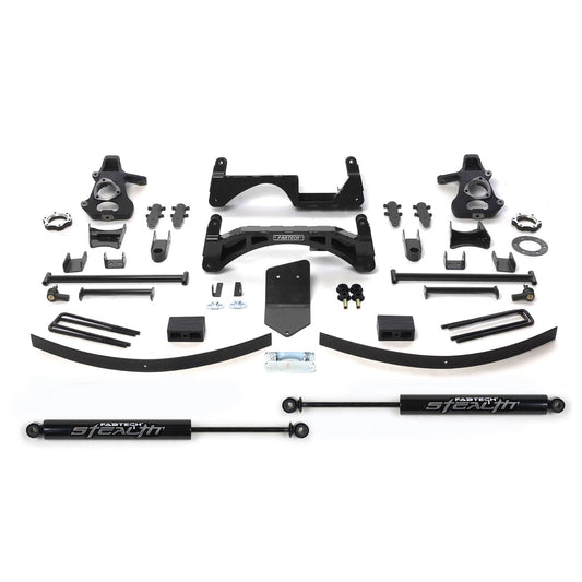 Fabtech 6in Basic System w/ Stealth | GM K1500 Pickup (07-13) 4WD w/o Autoride (K1024M)