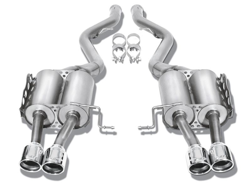 Borla 97-99 Jeep Wrangler 2.5/4.0L w/o Hitch Cat-Back 2.25in Single Sqr Angle Cut Phntm Rear