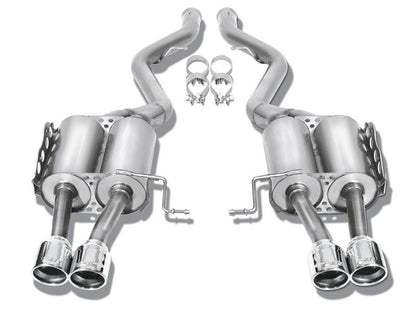 Borla 97-99 Jeep Wrangler 2.5/4.0L w/o Hitch Cat-Back 2.25in Single Sqr Angle Cut Phntm Rear