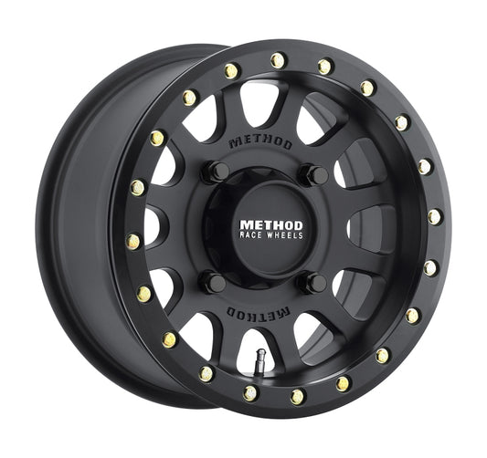 Method MR401 UTV Beadlock Matte Black | 14x7" +38mm | 4x136mm Wheel