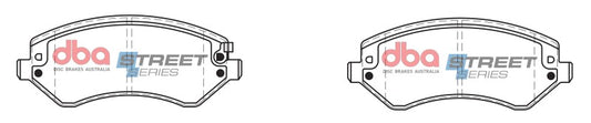 DBA Street Series Front Brake Pads | Chrysler Town & Country (01-07) (DB1828SS)