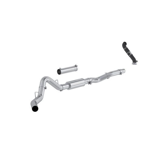 MBRP Exhaust S6007P 4" Cat-Back Single Side w/Downpipe AL