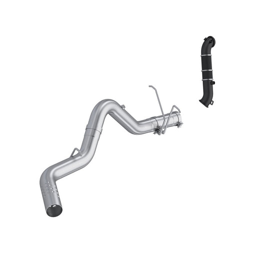 MBRP Exhaust S6050PLM AL 4" Filter Back Single Exit 11-15 Silver/Sierra 2500HD