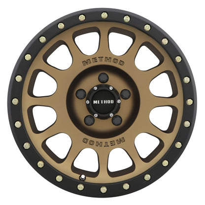 Method MR305 NV Bronze - Matte Black Lip | 18x9" +0mm | 5x150mm Wheel