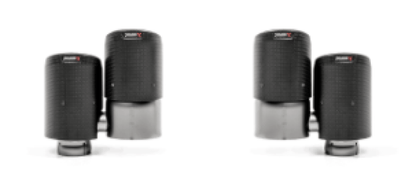 Akrapovic Porsche Panamera Turbo (971) Evolution Line Cat Back (Titanium) w/Carbon Tail Pipe Set