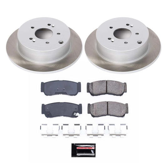 PowerStop 08-16 Volvo XC70 Front Semi-Coated Rotor Kit (SC4698)