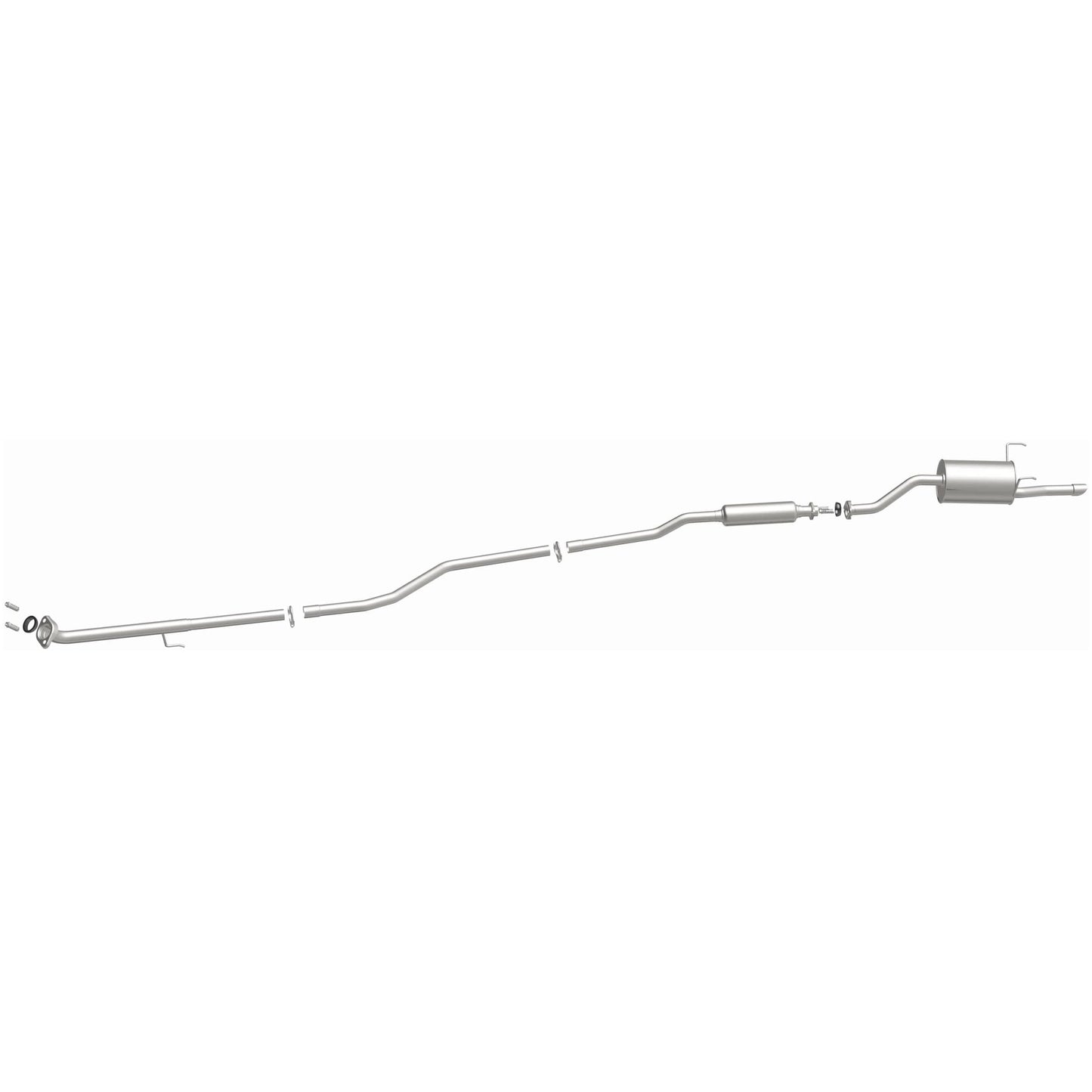 BRExhaust 2001-2005 Honda Civic 1.7L Direct-Fit Replacement Exhaust System