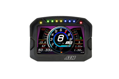 AEM CD-5LG Carbon Logging Digital Dash Display w/ Internal 10Hz GPS & Antenna