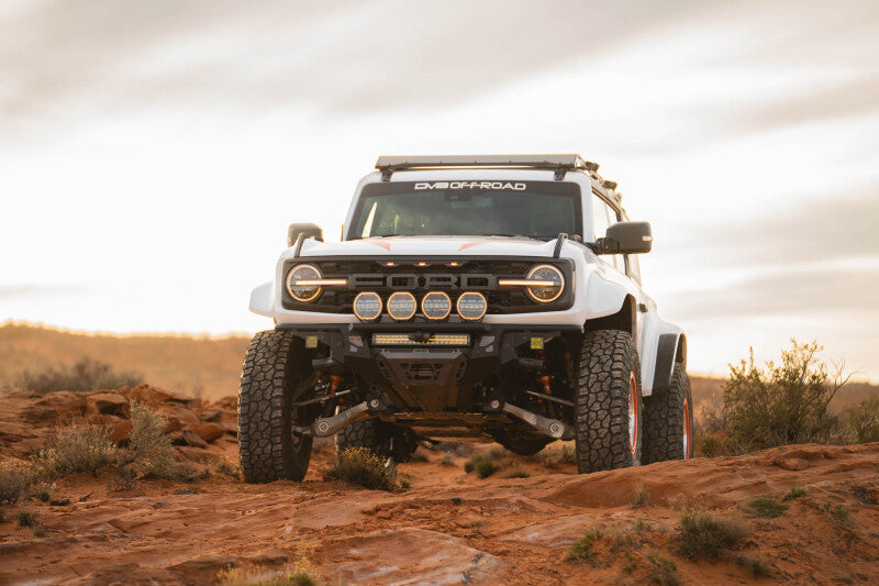 DV8 Offroad FBFR-02 Tube Front Bumper for 22-26 Ford Bronco Raptor