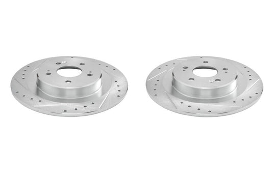 PowerStop 21-25 Acura TLX Rear Drilled & Slotted Rotor - Pair (JBR1916XPR)