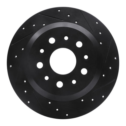 DFC D&S Black Brake Rotor (REAR RIGHT): Jeep Wrangler (18-25)