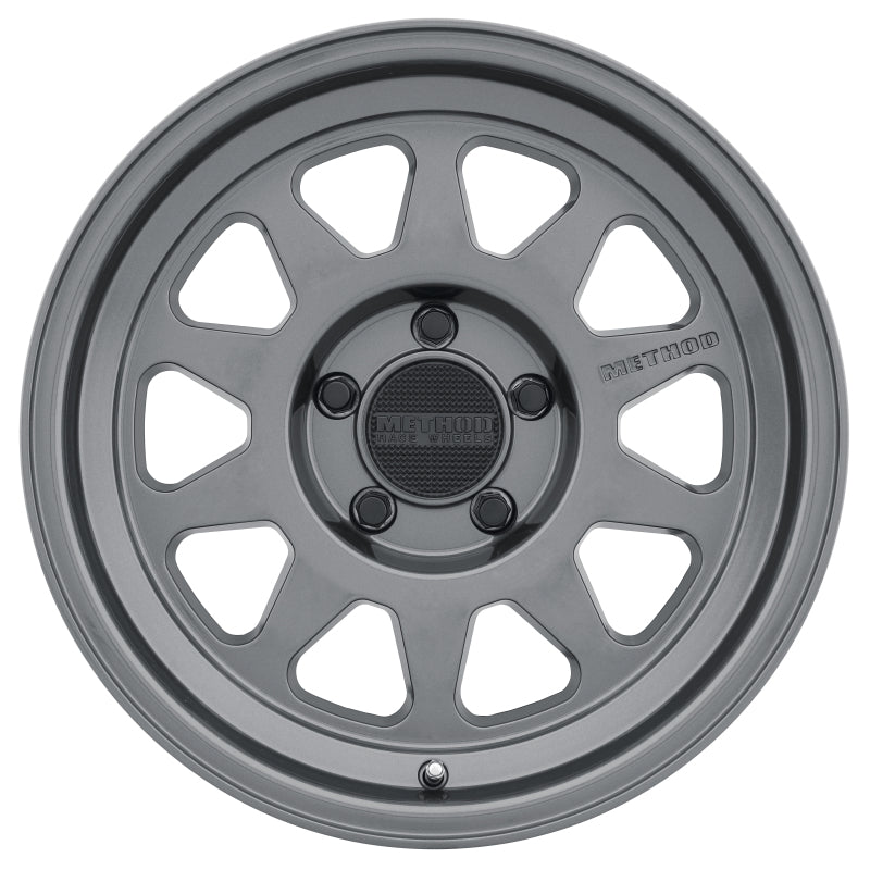 (set of 4) Method MR316 Gloss Titanium | 18x9" +18mm | 5x150mm Wheel