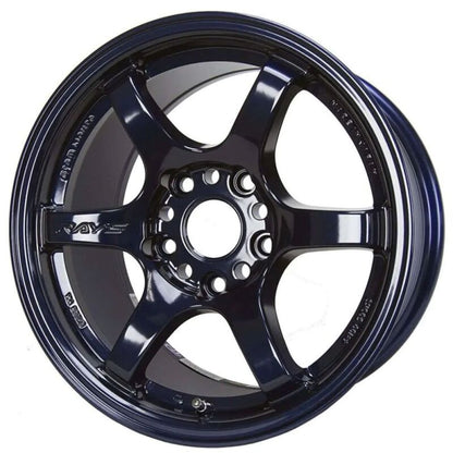Gram Lights 57DR Dark Blue Chrome | 17x9.0" +38mm | 5x100mm Wheel