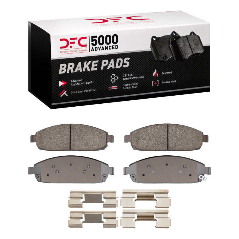DFC 5000 Advanced Ceramic Brake Pads & Hardware Kit (FRONT): Jeep Grand Cherokee (05-10)