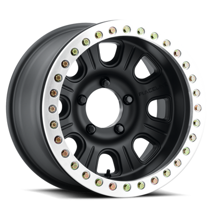 Raceline RT231 Monster Black & Machined Ring Beadlock | 17x9.5" -32mm | 5x127mm Wheel