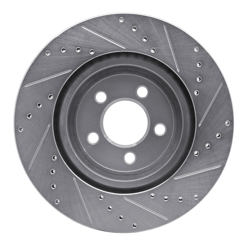 DFC Front Left D&S Silver Brake Rotor: Chrysler 300 (05-23)