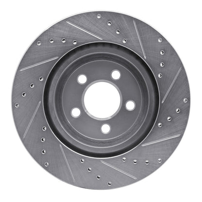 DFC Front Left D&S Silver Brake Rotor: Chrysler 300 (05-23)