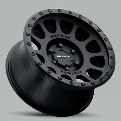(set of 4) Method MR305 NV Double Black | 17x8.5" +0mm | 5x5in Wheel