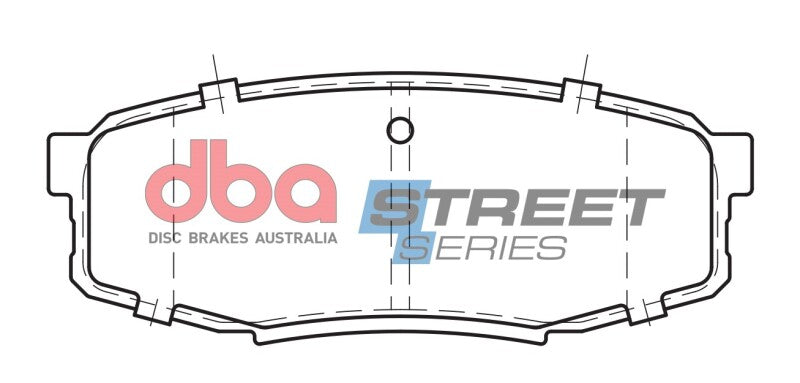 DBA Street Series Rear Brake Pads | Lexus LX570 (08-19) (DB1857SS)