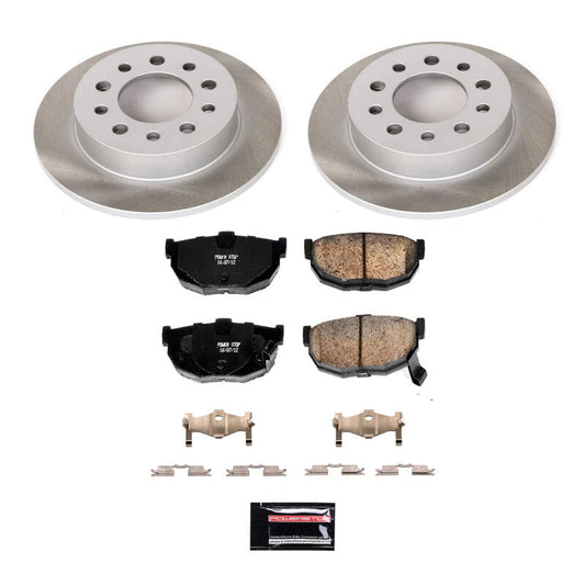 PowerStop 03-08 Hyundai Tiburon Rear Semi-Coated Rotor Kit (SC170)