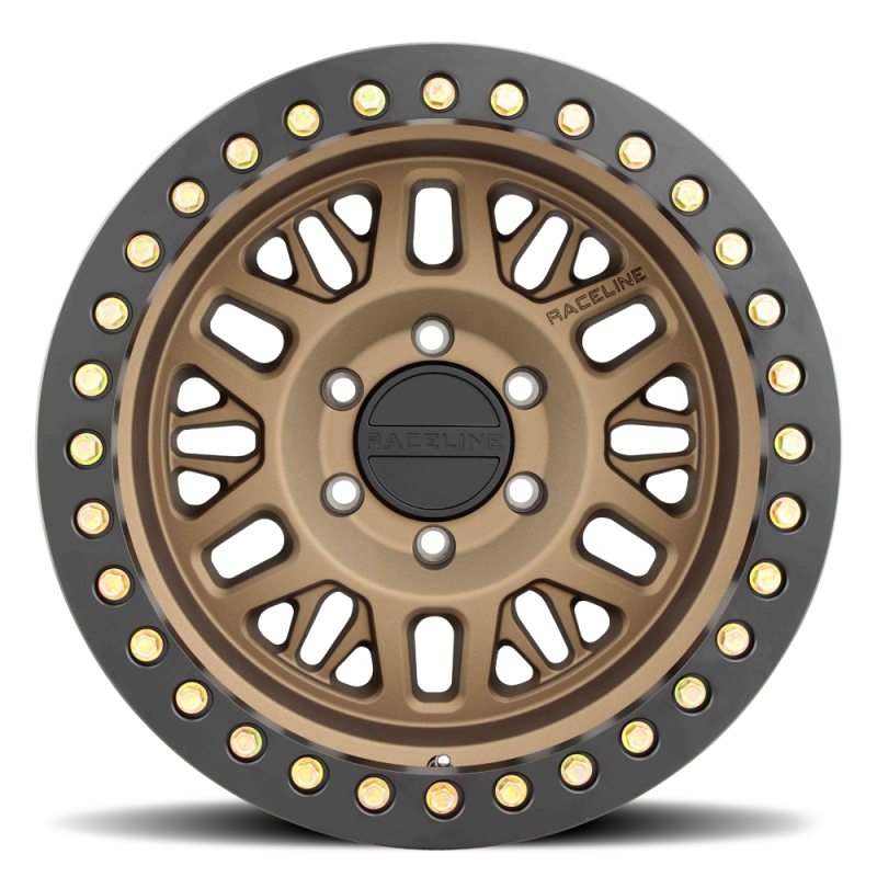 Raceline RT951 Ryno Bronze & Black Ring Beadlock | 17x9" -38mm | 5x127mm Wheel