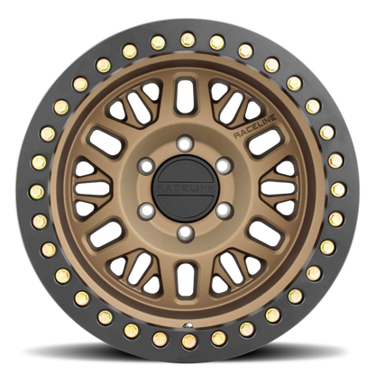 Raceline RT951 Ryno Bronze & Black Ring Beadlock | 17x9" -38mm | 5x127mm Wheel