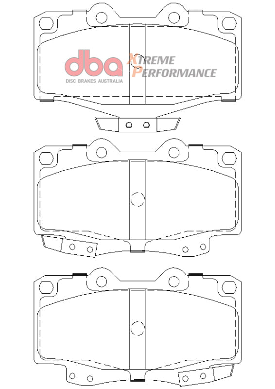DBA Front Xtreme Performance Brake Pads | Toyota Land Cruiser (92-99) (DB1149XP)