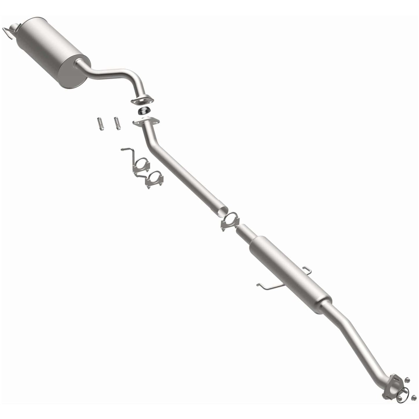 BRExhaust 2002-2006 Honda CR-V 2.4L Direct-Fit Replacement Exhaust System