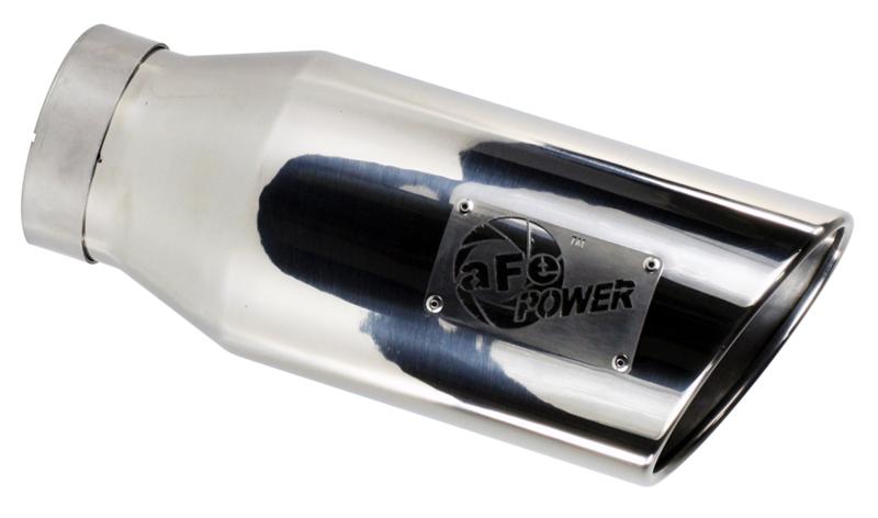aFe MACH Force-Xp Universal Exhaust Tip 4 IN Inlet x 6 IN Outlet x 15 IN L