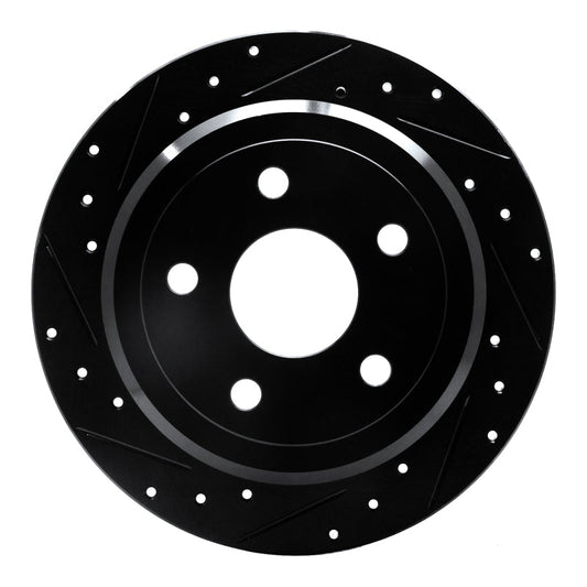 DFC D&S Brake Rotor (REAR LEFT): Jeep Wrangler 2.0L / 2.5L (07-18) - Black
