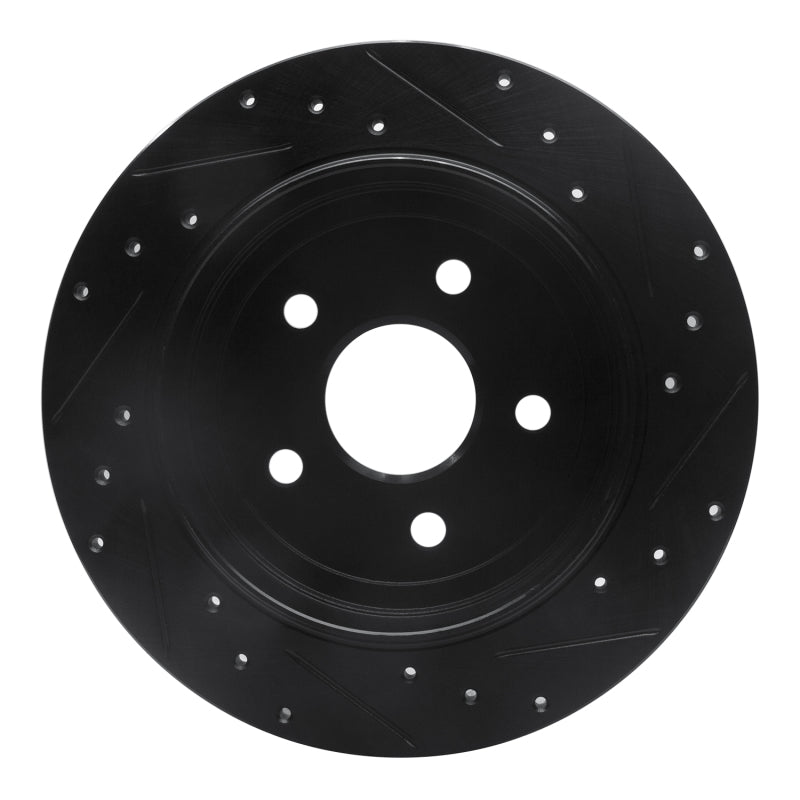DFC D&S Black Brake Rotor (REAR LEFT): Jeep Grand Cherokee 4.7L / 5.7L (05-10)