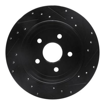 DFC D&S Black Brake Rotor (REAR LEFT): Jeep Grand Cherokee 4.7L / 5.7L (05-10)