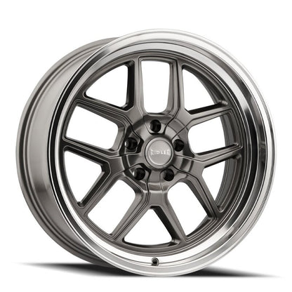 Ridler Wheels 610 Gloss Grey Polished | 20x8.5" +0mm | 5x120.65mm Wheel