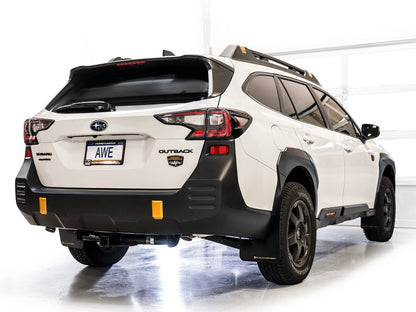 AWE Tuning 20-25 Subaru Outback (Wilderness & XT) 0FG Catback Exhaust w/Dual BashGuards (3015-38246)