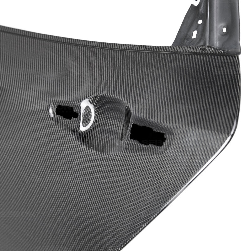 Seibon OE Style Gloss Carbon Fiber Rear Doors | Honda Civic (17) (DD17HDCVR-R)