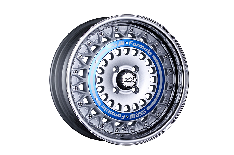 SSR Formula Aero Mesh 18x10.5 +18 5x114.3 Formula Silver