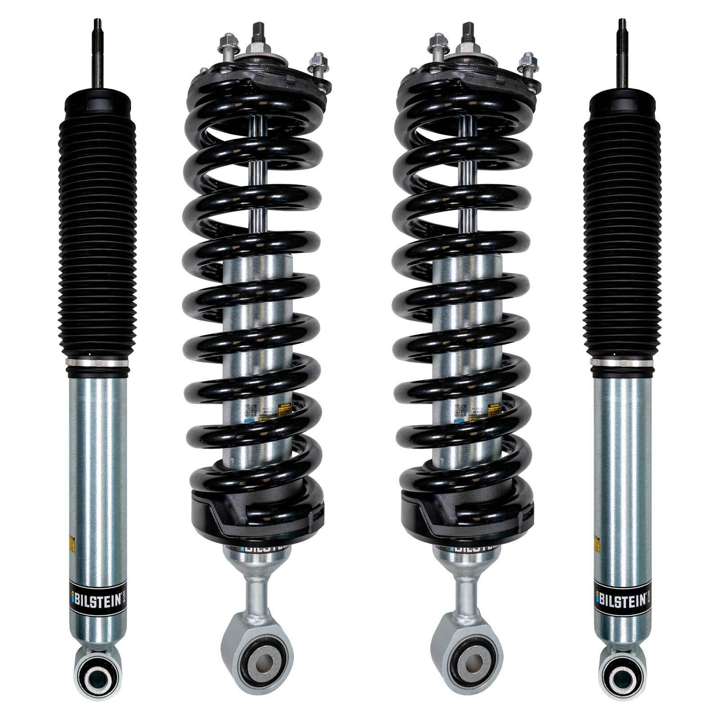 Bilstein 6112 Strut & Spring Assembled + Rear B8 6100 Shocks Set w/0-2.3" lift - 2022-2026 Toyota Tundra 4WD