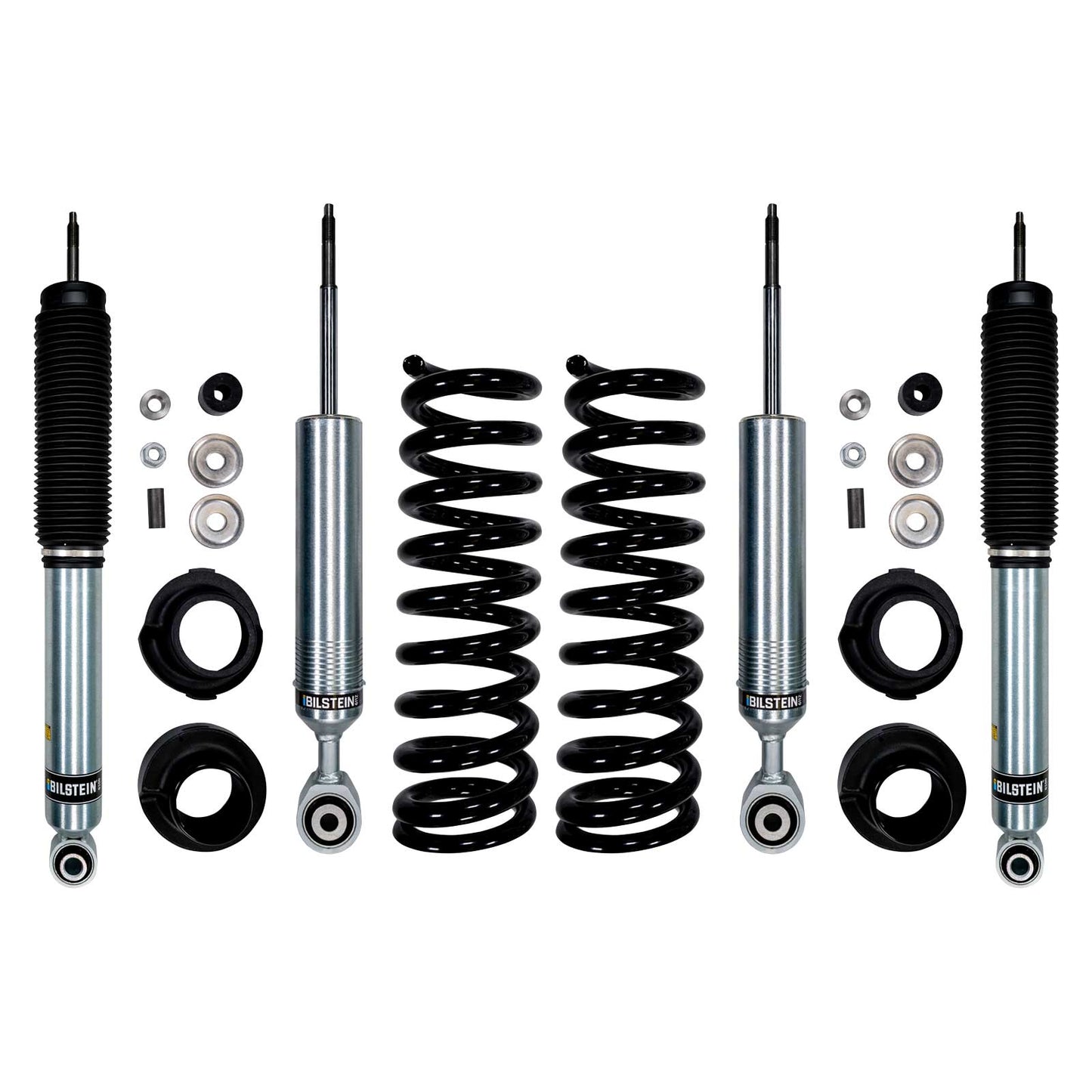 Bilstein 6112 Strut & Spring + Rear B8 6100 Shocks Set w/0-2.3" lift - 2022-2026 Toyota Tundra 4WD