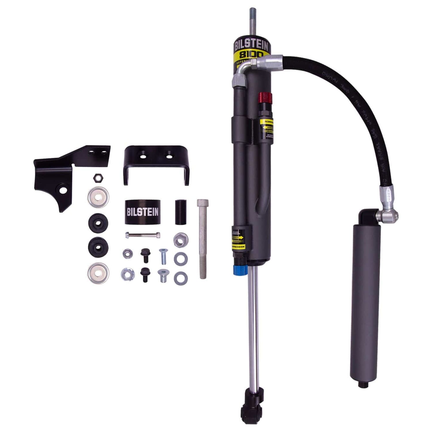 Bilstein B8 8100 (Bypass) Suspension Front Right Shock Absorber for 2007-2017 Jeep Wrangler - 27.03 in. Extended