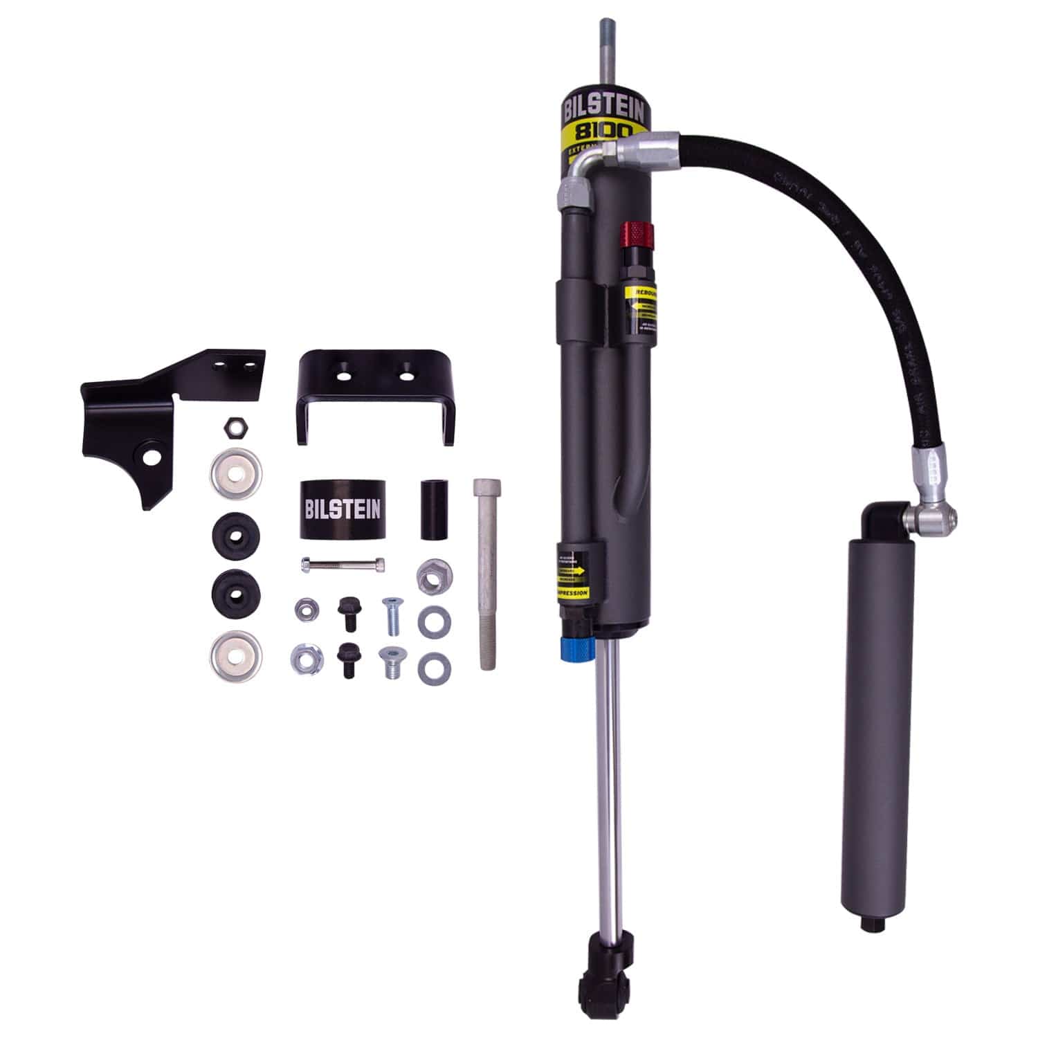 Bilstein B8 8100 (Bypass) Suspension Front Right Shock Absorber for 2018 Jeep Wrangler JK - 27.03 in. Extended