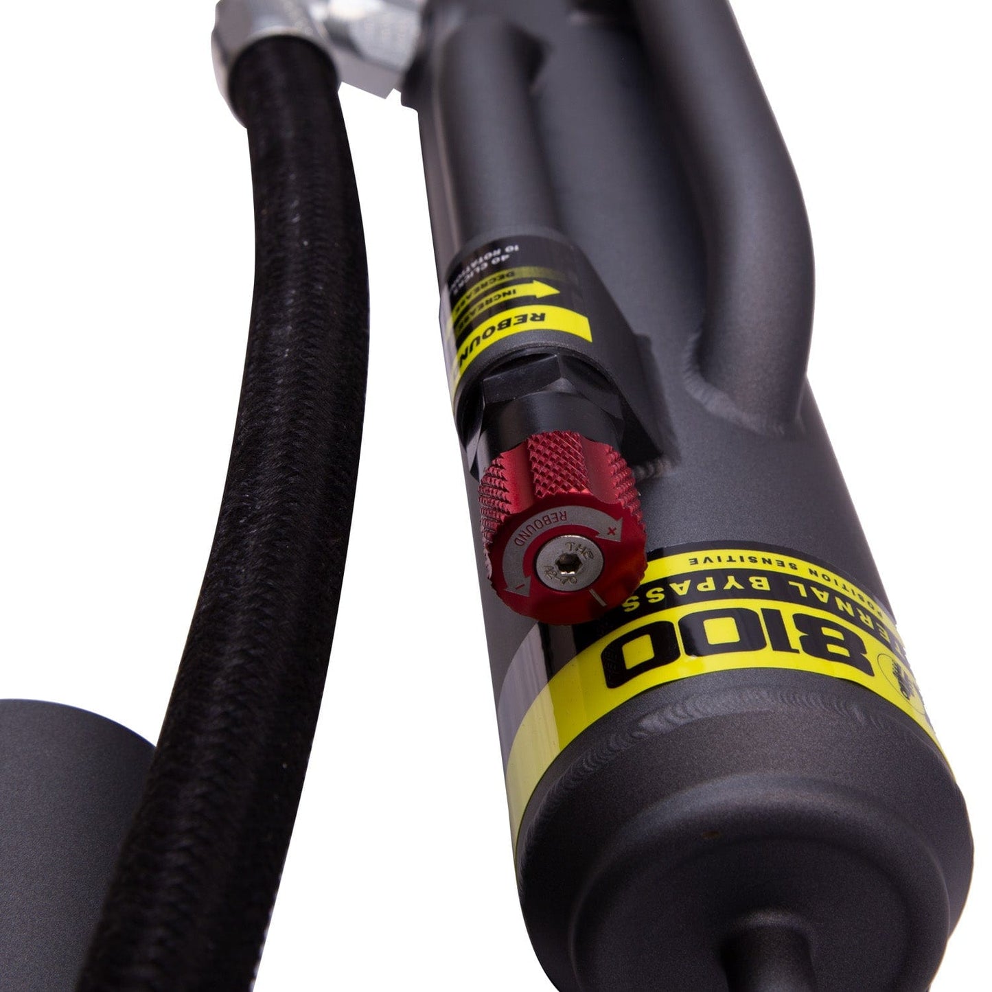 Bilstein B8 8100 (Bypass) Suspension Rear Left Shock Absorber for 2005-2023 Toyota Tacoma - 23.94 in. Extended