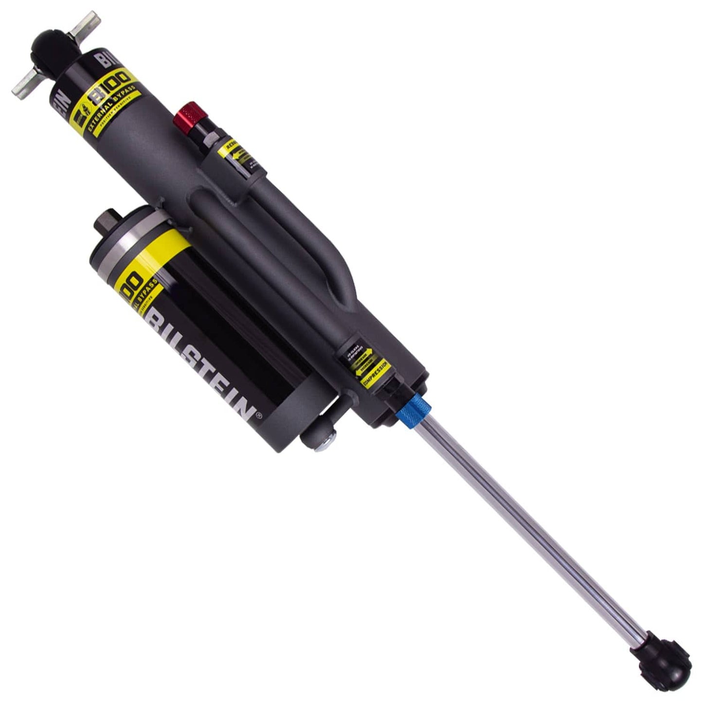 Bilstein B8 8100 (Bypass) Suspension Rear Left Shock Absorber for 2007-2017 Jeep Wrangler - 27.83 in. Extended