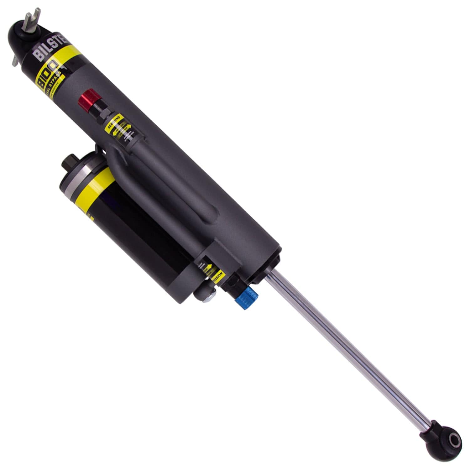 Bilstein B8 8100 (Bypass) Suspension Rear Left Shock Absorber for 2007-2017 Jeep Wrangler - 27.83 in. Extended