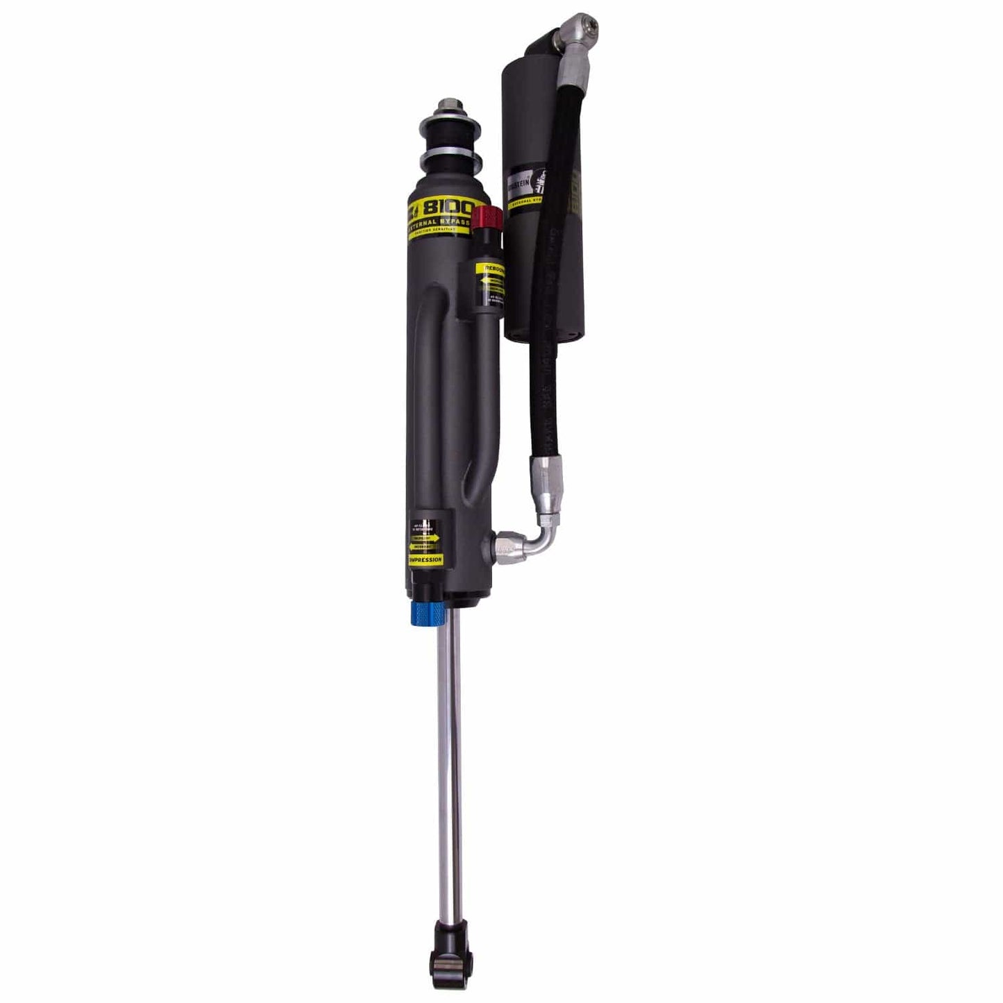 Bilstein B8 8100 (Bypass) Suspension Rear Right Shock Absorber for 2005-2015 Toyota Tacoma - 23.94 in. Extended, EVO Grey
