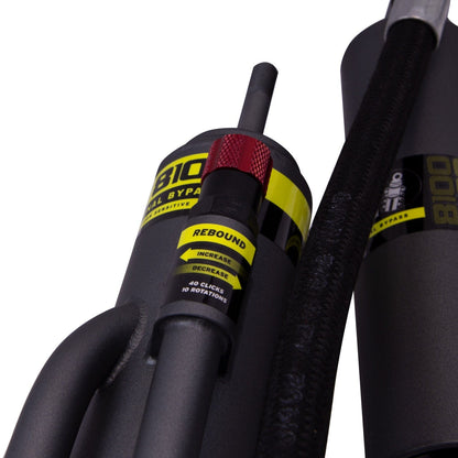 Bilstein B8 8100 (Bypass) Suspension Rear Right Shock Absorber for 2005-2015 Toyota Tacoma - 23.94 in. Extended, EVO Grey