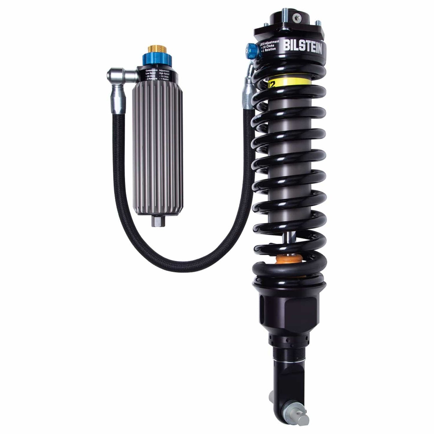 Bilstein B8 8112 (ZoneControl CR DSA+) Front Left Shock Absorber and Coil Spring Assembly for 2021-2024 Ford Bronco - 17.59 in. Collapsed