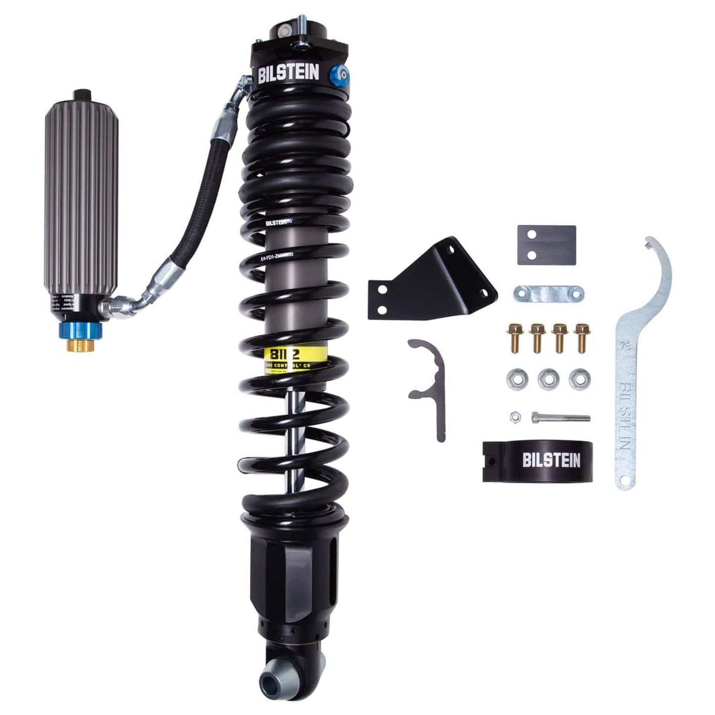 Bilstein B8 8112 (ZoneControl CR DSA+) Front Left Shock Absorber and Coil Spring Assembly for 2021-2024 Ford Bronco - 18.40 in. Collapsed
