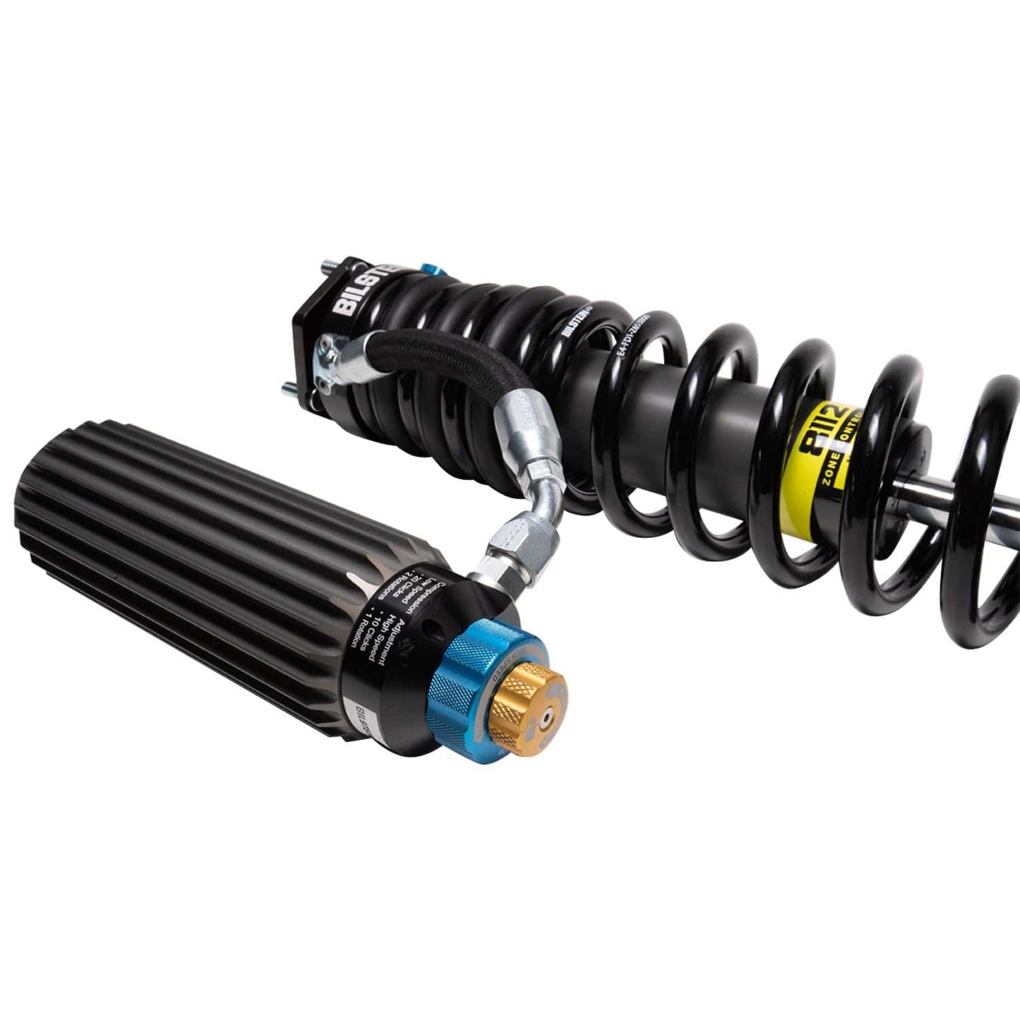 Bilstein B8 8112 (ZoneControl CR DSA+) Front Left Shock Absorber and Coil Spring Assembly for 2021-2024 Ford Bronco - 18.40 in. Collapsed